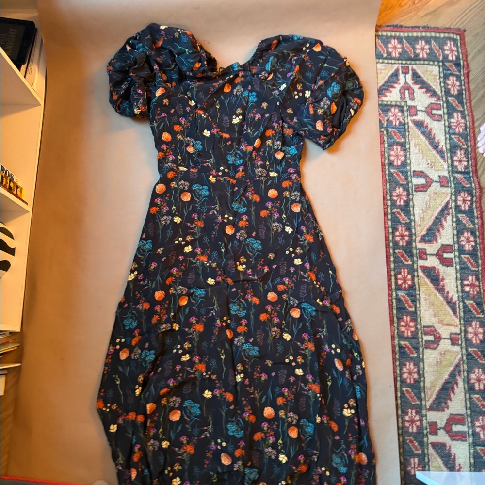 a new day Dark Floral Long Sleeve Dress